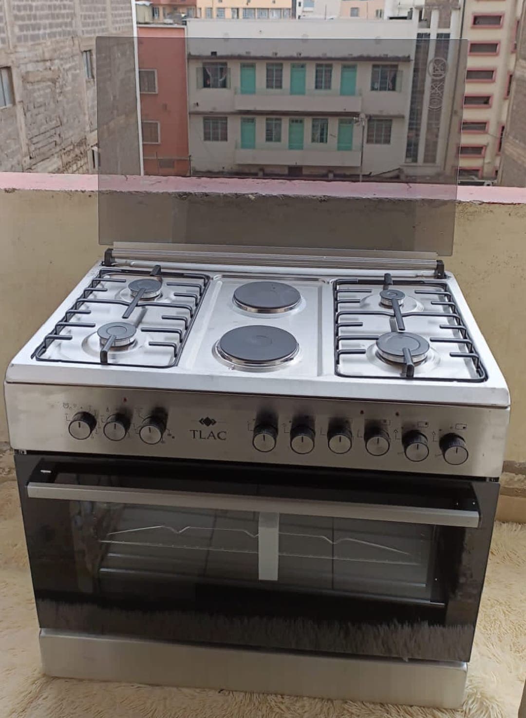 60 by 90 tlac 4+2 standing cooker with electric oven